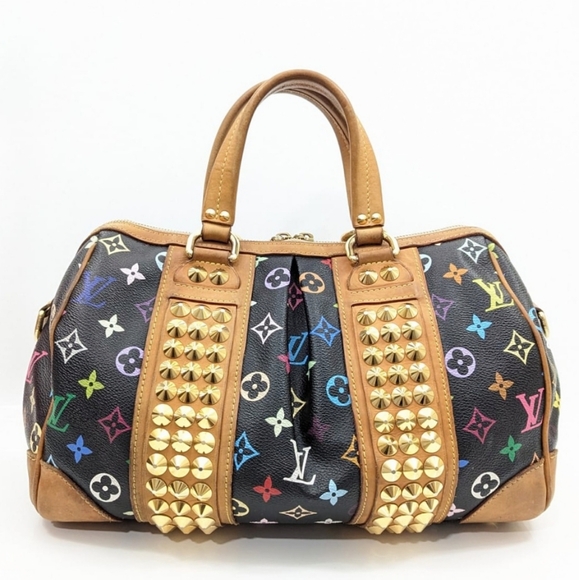 ✨️💎Authentic Louis Vuitton Courtney Monogram Black Multicolor Murakami - Picture 8 of 16
